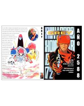 Mis carátulas... para gran peli de anime (Grey) pasada de cinta de VHS a DVD (en DVD)
