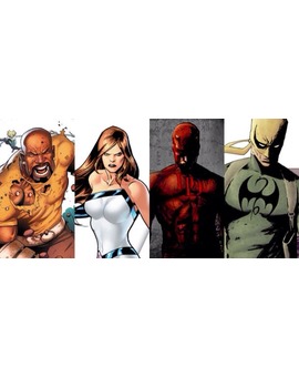 Nueva serie d TV para Daredevil, Luke Cage, Iron Fist y Jessica Jones en forma d 4 mini-series individuales (1 para cada 1) + otra q los unirá a todos bajo el apelativo de The Defenders