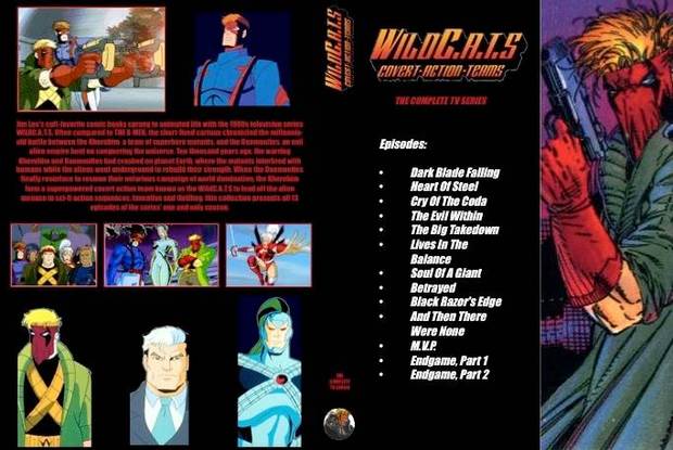 Mis carátulas... para la serie de dibujos WildC.A.T.S. (en DVD)