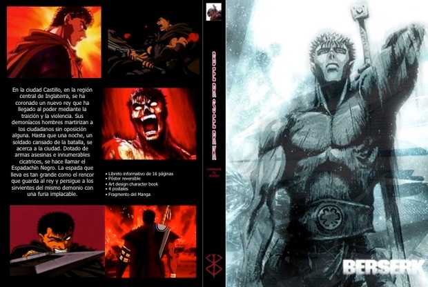 Mis carátulas... para la serie de dibujos Berserk (en DVD)