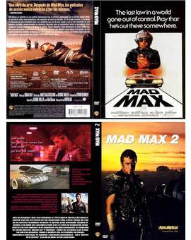 Mis carátulas... para las dos primeras entregas de Mad Max (en DVD)