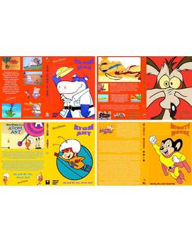 Mis carátulas... para los dibus de Hanna Barbera "Pepepótamo y Só-Só" y "La Hormiga Atómica" + "Súper Ratón" y "Coyote y Correcaminos" (en DVD)