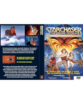 Mis carátulas... para la película de dibujos Starchaser (en DVD)