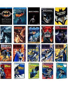 Mi colección de DVD y BD de Batman