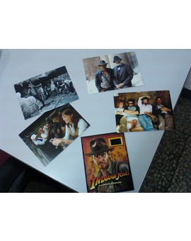 al fin me llego el fotograma y postales del pack de indiana jones