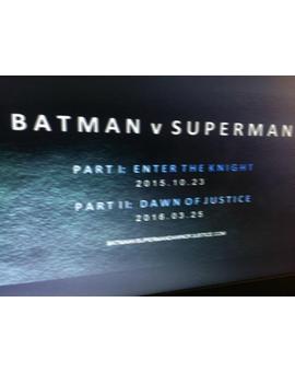 Batman V Superman ¿dividida en 2 partes ?