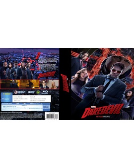 Cover Blu Ray Daredevil Netflix (caratula interior)