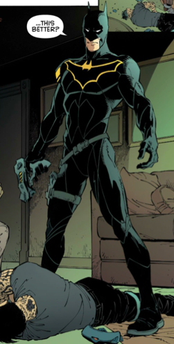 (Spoiler) Os Acordais de la armadura de la nueva Etapa Bataman ? Era "Mentira "este es su nuevo Aspecto , espero no verlo en cines