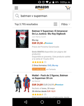 Batman V Superman en Blu Ray en España desde el 13 de Julio y no habrá Steelbook pero si Digibook 