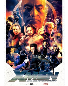 curioso cartel de x-men dias del pasado futuro ¿ No os parece raro que todavia no saquen uno ofical de todos los protagonistas?