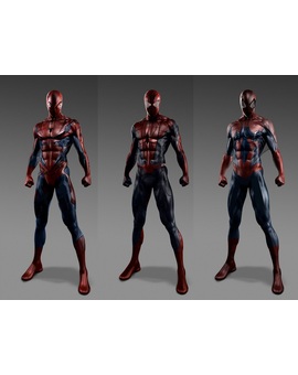 Los tres trajes descartados para la nueva pelicula de the amazing spiderman, the amazing spiderman 2
