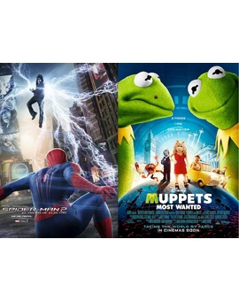 Ayer spiderman y hoy los muppets