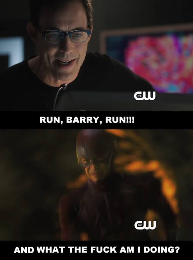 Un poco de humor sobre el trailer del piloto de the flash