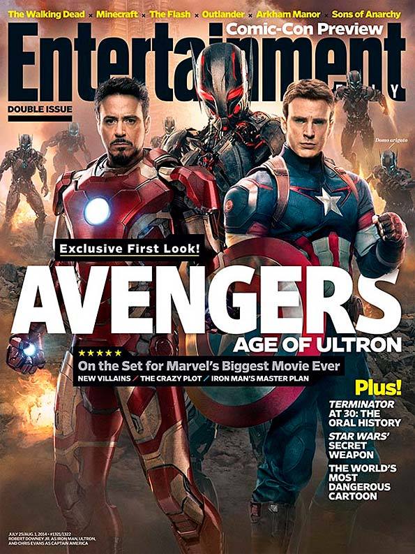 Primera imagen de Avengers 2 : Age of utron , iron man , el capi y el villano
