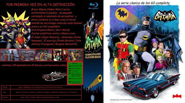  Caratula  de la serie de Batman de 1960