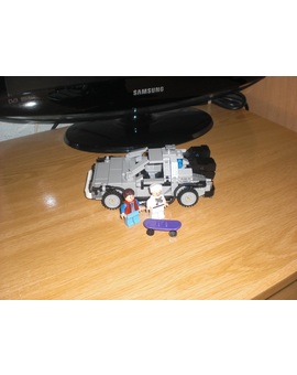 Foto del DeLorean ya montado