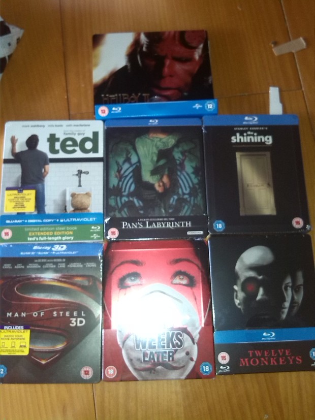 Pedido loco de steelbooks.