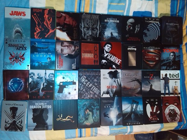 Colección Steelbooks.