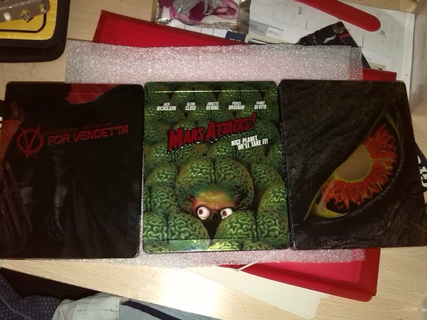 Pedidito Steelbooks amazon y zavvi